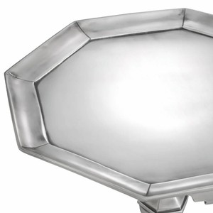 Casa Padrino Luxus Barock Beistelltisch Antik Silber H. 66 cm - Barock Hotel Möbel