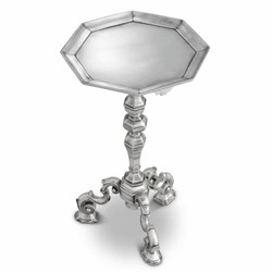 Prunkvoller Luxus Barock Beistelltisch Antik Silber