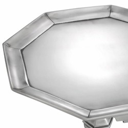 Prunkvoller Luxus Barock Beistelltisch Antik Silber
