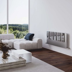 Casa Padrino calefactor de pared de lujo en forma de llave de piano gris / plata 113 cm Casa Padrino calefactor de pared de lujo en forma de llave de piano gris / plata 113 cm