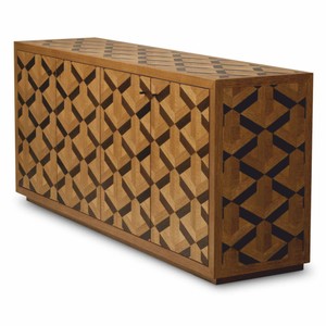 Casa Padrino Luxus Sideboard mit 4 Türen Braun 180 cm - Luxus Hotel Möbel
