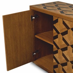 Luxus Sideboard mit 4 Türen Braun