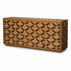 Luxus Sideboard mit 4 Türen Braun
