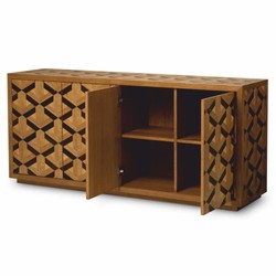 Luxus Sideboard mit 4 Türen Braun