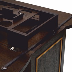 Casa Padrino Luxury Serving Trolley Dark Brown / Brass 90.5 cm - Hotel Trolley