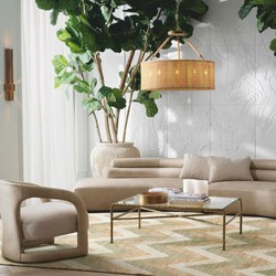 Casa Padrino Luxury Rattan Chandelier Natural Ø 80 cm - Luxury Lighting