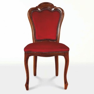 Luxus Barock Esszimmer Stuhl Bordeauxrot Braun