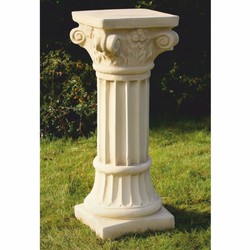 Casa Padrino colonne baroque beige H. 76 cm - Décoration de jardin de style baroque