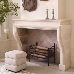 Casa Padrino Luxury Stool Beige / Bronze H. 52 cm - Luxury Hotel Furniture
