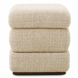 Casa Padrino Luxury Stool Beige / Bronze H. 52 cm - Luxury Hotel Furniture