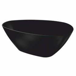 Casa Padrino baignoire de luxe autoportante noir mate 150 cm - Intérieur de salle de bain