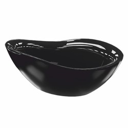 Casa Padrino bañera de lujo independiente negro mate / negro brillo 179,5 cm
