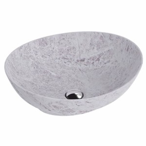 Casa Padrino lavabo de lujo gris 41,5 cm - Accesorios de baño