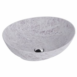 Casa Padrino lavabo de lujo gris 41,5 cm - Accesorios de baño