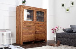 Casa Padrino Dining Room Cabinet with 4 Doors and 2 Drawers Brown 120 x 35 x H. 140 cm