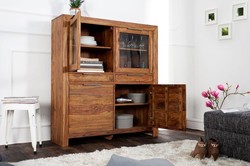 Casa Padrino Dining Room Cabinet with 4 Doors and 2 Drawers Brown 120 x 35 x H. 140 cm
