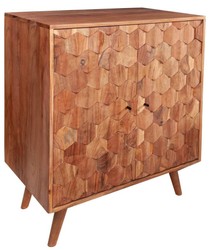 Casa Padrino Bar Cabinet Brown 76 x 46 x H. 89 cm - Wine Cabinet with 2 Doors
