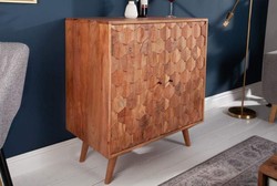 Casa Padrino Bar Cabinet Brown 76 x 46 x H. 89 cm - Wine Cabinet with 2 Doors