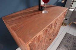 Casa Padrino Bar Cabinet Brown 76 x 46 x H. 89 cm - Wine Cabinet with 2 Doors