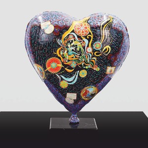 Casa Padrino globo decorativo en forma de corazón colorido Al. 30 cm - Accesorios decorativos