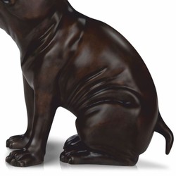 Casa Padrino figura di lusso in bronzo bulldog 20 x 12 x A. 24 cm - Scultura decorativa