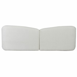 Casa Padrino Luxus Sofa Weiß 235 cm - Modulares Wohnzimmer Sofa