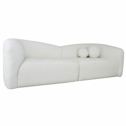 Casa Padrino canapé de luxe blanc 235 cm - Canapé de salon modulable
