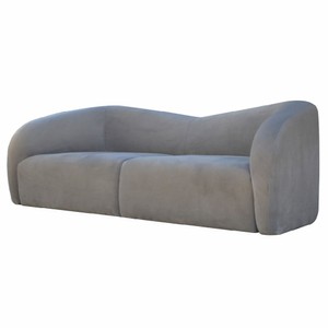 Casa Padrino Luxus 3er Wohnzimmer Sofa Grau 238 cm - Wohnzimmer Interior