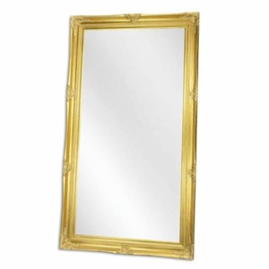 Rechteckiger Barock Spiegel Wandspiegel Gold
