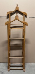Casa Padrino Luxury Solid Wood Coat Rack in Brown - Height 147 cm - Elegant Hallway Furniture