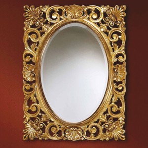 Casa Padrino miroir baroque de luxe or H. 95 cm - Meubles baroques - Fabriqué en Italie