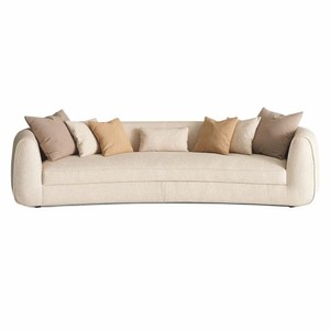 Luxus Wohnzimmer Hotel Sofa Creme