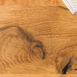 Casa Padrino Mesa de Comedor Natural / Negro 200 cm - Mesa de Cocina Rectangular