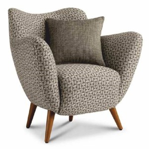 Casa Padrino Luxury Living Room & Hotel Armchair Gray / Brown - Made in Italy