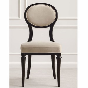 Luxus Art Deco Esszimmer Stuhl Beige Schwarz