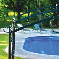 Casa Padrino Art Nouveau Wrought Iron Pergola Black 300 cm - Garden Furniture