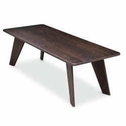 Casa Padrino mesa de comedor de lujo marrón oscuro 240 cm - Muebles de hotel y comedor