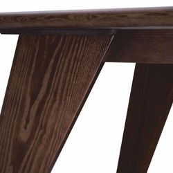 Casa Padrino mesa de comedor de lujo marrón oscuro 240 cm - Muebles de hotel y comedor