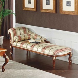 Prunkvolle Luxus Barock Chaiselongue Gold Braun Prunkvolle Luxus Barock Chaiselongue Gold Braun