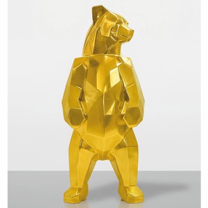 Casa Padrino scultura decorativa XXL orso oro A. 190 cm - Figura decorativa astratta