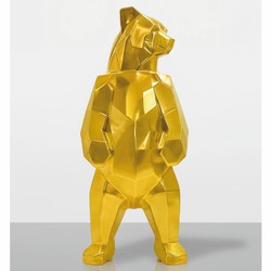 Casa Padrino scultura decorativa XXL orso oro A. 190 cm - Figura decorativa astratta