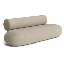 Casa Padrino sofá de lujo greige 240 cm - Muebles de lujo para salones y hoteles