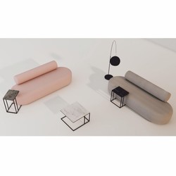 Casa Padrino sofá de lujo greige 240 cm - Muebles de lujo para salones y hoteles