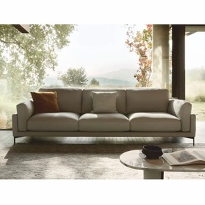 Casa Padrino Luxus Sofa Grau 300 cm - Luxus Wohnzimmer & Hotel Möbel