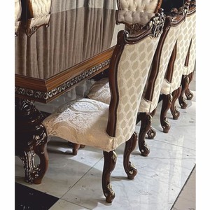 Prunkvoller Luxus Barock Esszimmer Stuhl Gold Braun Gold Prunkvoller Luxus Barock Esszimmer Stuhl Gold Braun Gold
