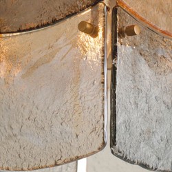 Casa Padrino lampadario di lusso ottone antico / grigio A. 86,5 cm - Qualità di lusso