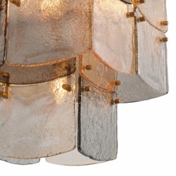 Casa Padrino lampadario di lusso ottone antico / grigio A. 86,5 cm - Qualità di lusso