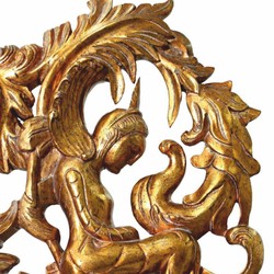 Prunkvoller Luxus Barock Spiegel Wandspiegel Gold