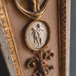 Prunkvolles Luxus Barock Massivholz Pilaster Set
