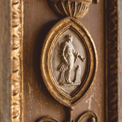 Prunkvolles Luxus Barock Massivholz Pilaster Set